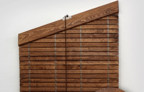 como fijar la inclinacion persianas triangulares